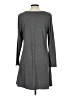 Tiana B. Solid Gray Casual Dress Size L - photo 2