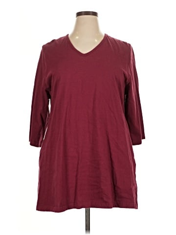 Ulla Popken 3/4 Sleeve T-Shirt (view 1)