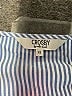 Crosby 100% Cotton Blue 3/4 Sleeve Blouse Size XS - photo 7