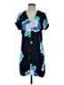 A New Day 100% Polyester Print Blue Casual Dress Size XS - photo 1