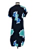 A New Day 100% Polyester Print Blue Casual Dress Size XS - photo 2