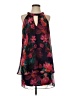 Eliza J 100% Polyester Floral Black Cocktail Dress Size 2 - photo 1