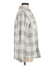 Member's Mark Checkered-gingham Gray Long Sleeve Button-Down Shirt Size M - photo 4