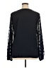 Fashion 100% Polyester Black Long Sleeve Blouse Size XL - photo 2