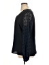 Fashion 100% Polyester Black Long Sleeve Blouse Size XL - photo 5
