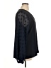 Fashion 100% Polyester Black Long Sleeve Blouse Size XL - photo 4