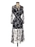 Intermix 100% Silk Silver Cocktail Dress Size 0 - photo 1