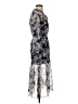 Intermix 100% Silk Silver Cocktail Dress Size 0 - photo 4