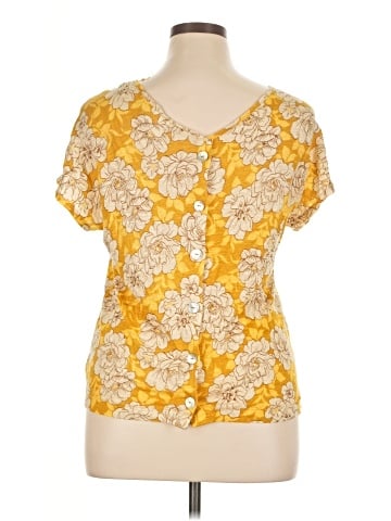 C&C California Short Sleeve Blouse (view 2)