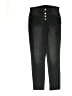 Justice Solid Black Jeggings Size 14 - photo 1