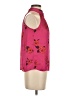 Banana Republic 100% Polyester Pink Sleeveless Blouse Size XS - photo 4