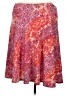 George Print Red Casual Skirt Size XL - photo 2