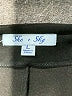 She + Sky Solid Black Casual Skirt Size L - photo 4