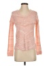 Pink Rose Orange Pullover Sweater Size S - photo 1