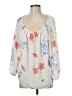 Gap 100% Polyester White 3/4 Sleeve Blouse Size M - photo 1