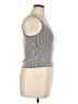 Moa Moa Silver Sleeveless Top Size XL - photo 4