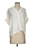 Mi ami 100% Viscose Ivory Short Sleeve Blouse Size XXS - photo 1