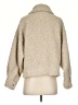 Shona Joy 100% Polyester Ivory Faux Fur Jacket Size S - photo 2