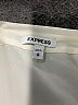 Express 100% Polyester Ivory Long Sleeve Blouse Size XS - photo 7