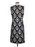 Talbots Argyle Black Blue Casual Dress Size 12 - photo 2