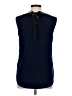41Hawthorn 100% Polyester Blue Sleeveless Blouse Size M - photo 2