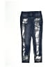 Justice Metallic Blue Jeggings Size 10 - photo 1
