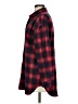 Impressions 100% Cotton Plaid Red Long Sleeve Button-Down Shirt Size S - photo 5