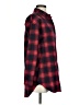 Impressions 100% Cotton Plaid Red Long Sleeve Button-Down Shirt Size S - photo 4