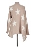 Sincerely Jules 100% Polyester Stars Tan Cardigan Size L - photo 2