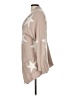Sincerely Jules 100% Polyester Stars Tan Cardigan Size L - photo 5