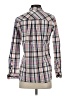 J.Crew Plaid Ivory Pink Long Sleeve Button-Down Shirt Size 2 - photo 2