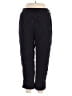 New Sport 100% Polyester Chevron-herringbone Black Casual Pants Size XL - photo 1