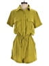 Fashion Nova Solid Green Romper Size XS - photo 1