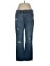 Ann Taylor LOFT 100% Cotton Hearts Blue Jeans Size 6 - photo 1