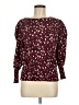 Shein 100% Polyester Burgundy Long Sleeve Blouse Size M - photo 1