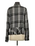 Current Air 100% Rayon Plaid Gray Long Sleeve Blouse Size S - photo 2
