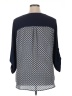 Tacera Blue 3/4 Sleeve Blouse Size XL - photo 2