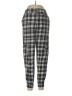Almost Famous Plaid Black Casual Pants Size M - photo 1