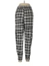 Almost Famous Plaid Black Casual Pants Size M - photo 2