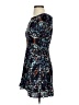 Lush 100% Rayon Print Blue Casual Dress Size S - photo 5
