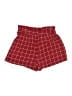 Romwe Plaid Red Shorts Size XL - photo 2