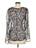 Love 21 100% Polyester Blue Long Sleeve Blouse Size S - photo 2