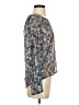 Love 21 100% Polyester Blue Long Sleeve Blouse Size S - photo 4