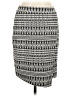Three Dots Print Gray Casual Skirt Size M - photo 1