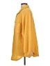 Unbranded Houndstooth Yellow 3/4 Sleeve Blouse Size L - photo 5