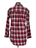 Sandra 100% Cotton Plaid Red Long Sleeve Button-Down Shirt Size M - photo 2