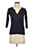 J.Crew Black 3/4 Sleeve Top Size XS - photo 1