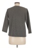 Tahari Gray 3/4 Sleeve Top Size M - photo 2