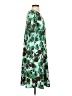BCBGMAXAZRIA Graphic Floral Green Casual Dress Size S - photo 4