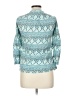 Akemi + Kin 100% Cotton Blue 3/4 Sleeve Blouse Size L - photo 2